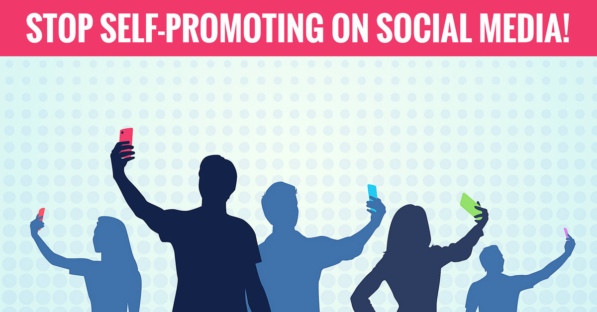 social media for actors stop self promoting